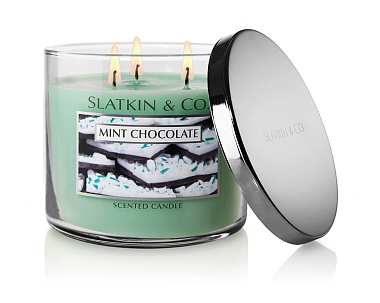 mint chocolate candle